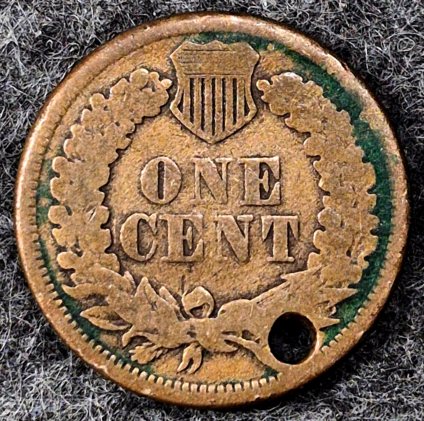1860 Indian Head Cent VG-F Features Type II Chunky Oak Wreath Jewelry Coin Shown