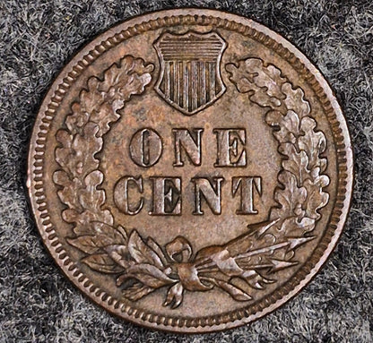 1892 Indian Head Cent Choice Crisp AU Features High Grade Coin Shown  1C