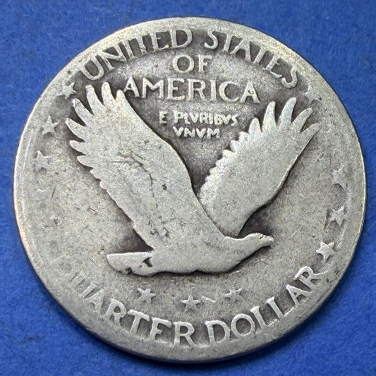 1926 Standing Liberty Quarter 25C G Good 90% Silver Philadelphia Mint US Coin
