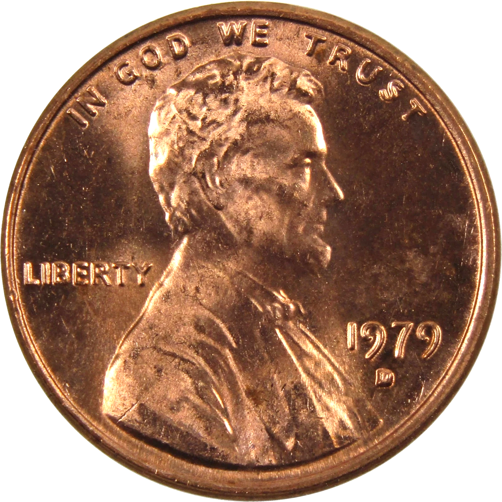 🔥 1979 D Lincoln Memorial Cent Brilliant Uncirculated BU Red Gem 1c Coin