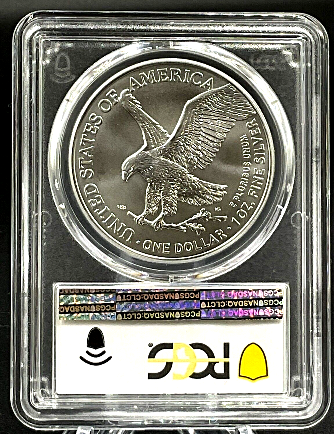 ✅  2021 American Silver Eagle Type 2 PCGS MS69 First Production Blue Label .999