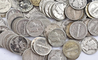$10 Face Value Pre-1965 90% Silver Coins Mixed Average Circulated Estate Lot 🔥