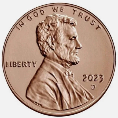 ✅ 2023 D Lincoln Shield Cent BRILLIANT UNCIRCULATED RED Penny US Mint 1c Coin