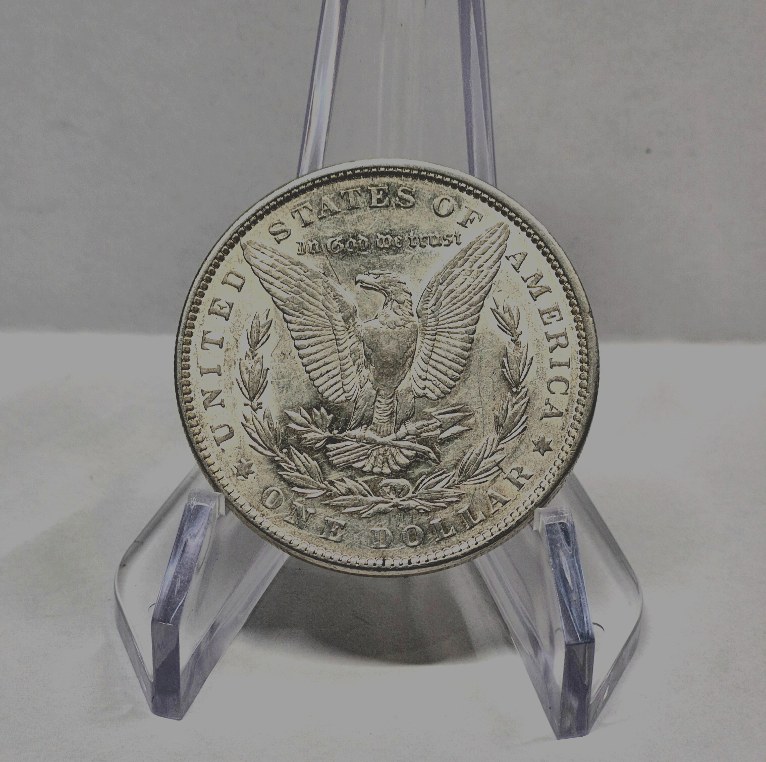 1889 Morgan $1 Dollar 90% Silver AU-MS Features Clean Cheeks $1