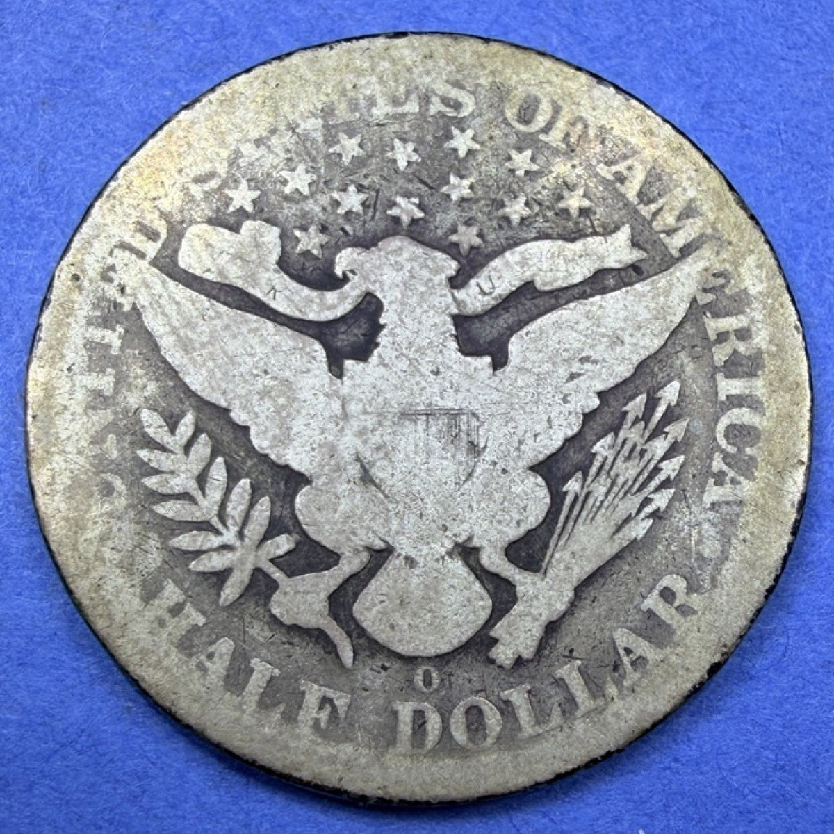 1895-O Barber Half Dollar 50C G Good 90% Silver New Orleans Mint Better Date
