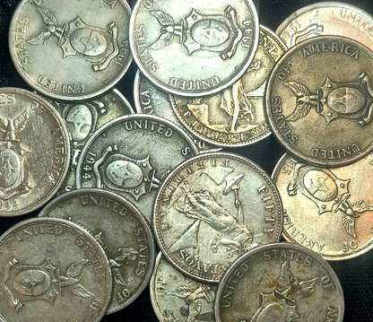 ☆1 Coin from Lot☆ 1944/1945 Philippines 50 Centavos .750 Silver Coin WWII Era
