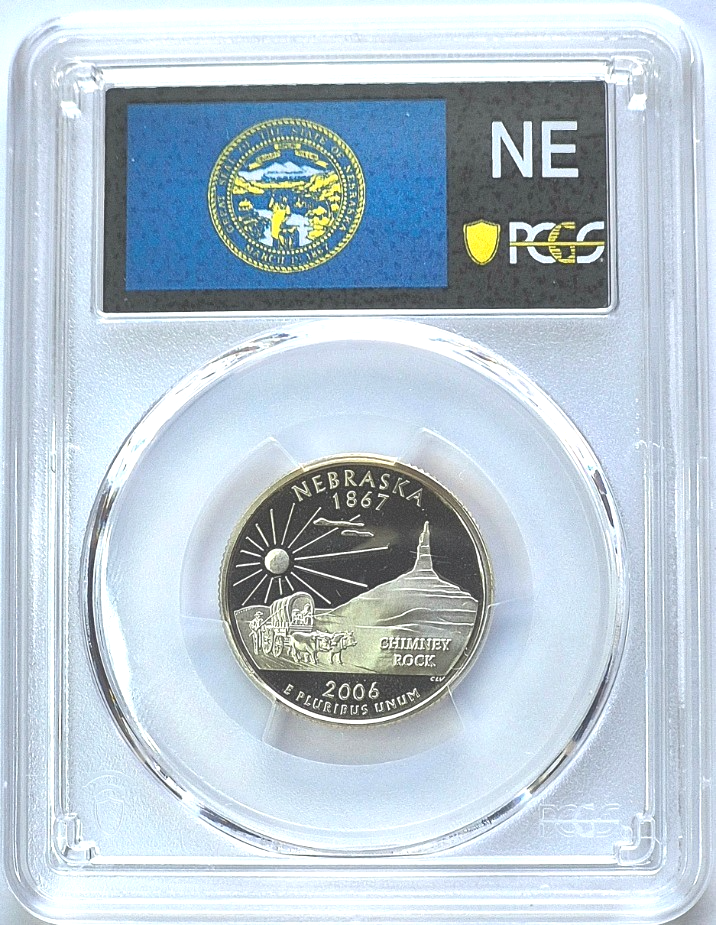 2006-S State Quarter Nebraska PCGS Highly Graded PR69DCAM 25C