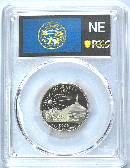 2006-S State Quarter Nebraska PCGS Highly Graded PR69DCAM 25C
