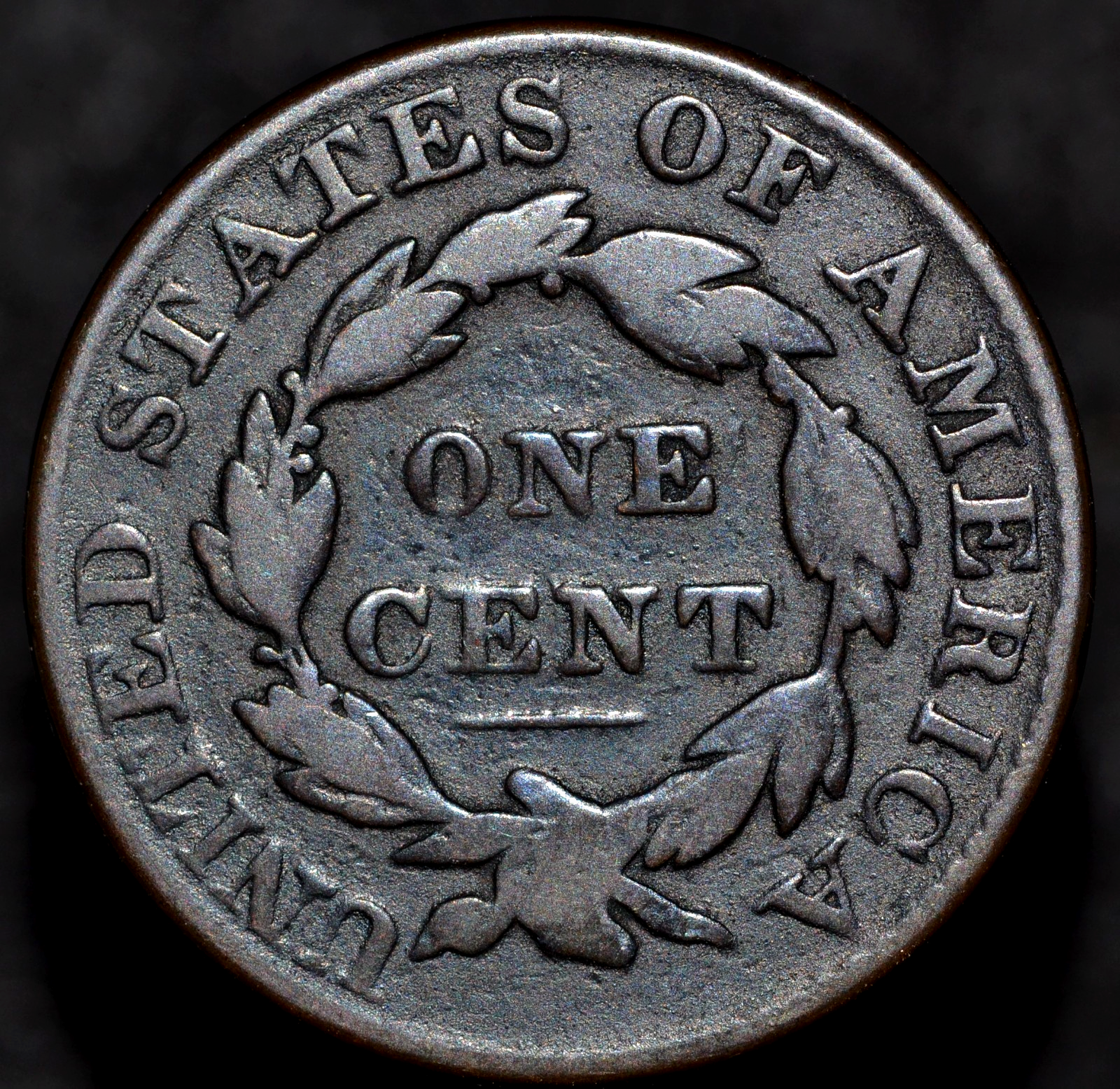 1827 Coronet Head Large Cent N3 R2 GSID 940 G-VG Features 1C