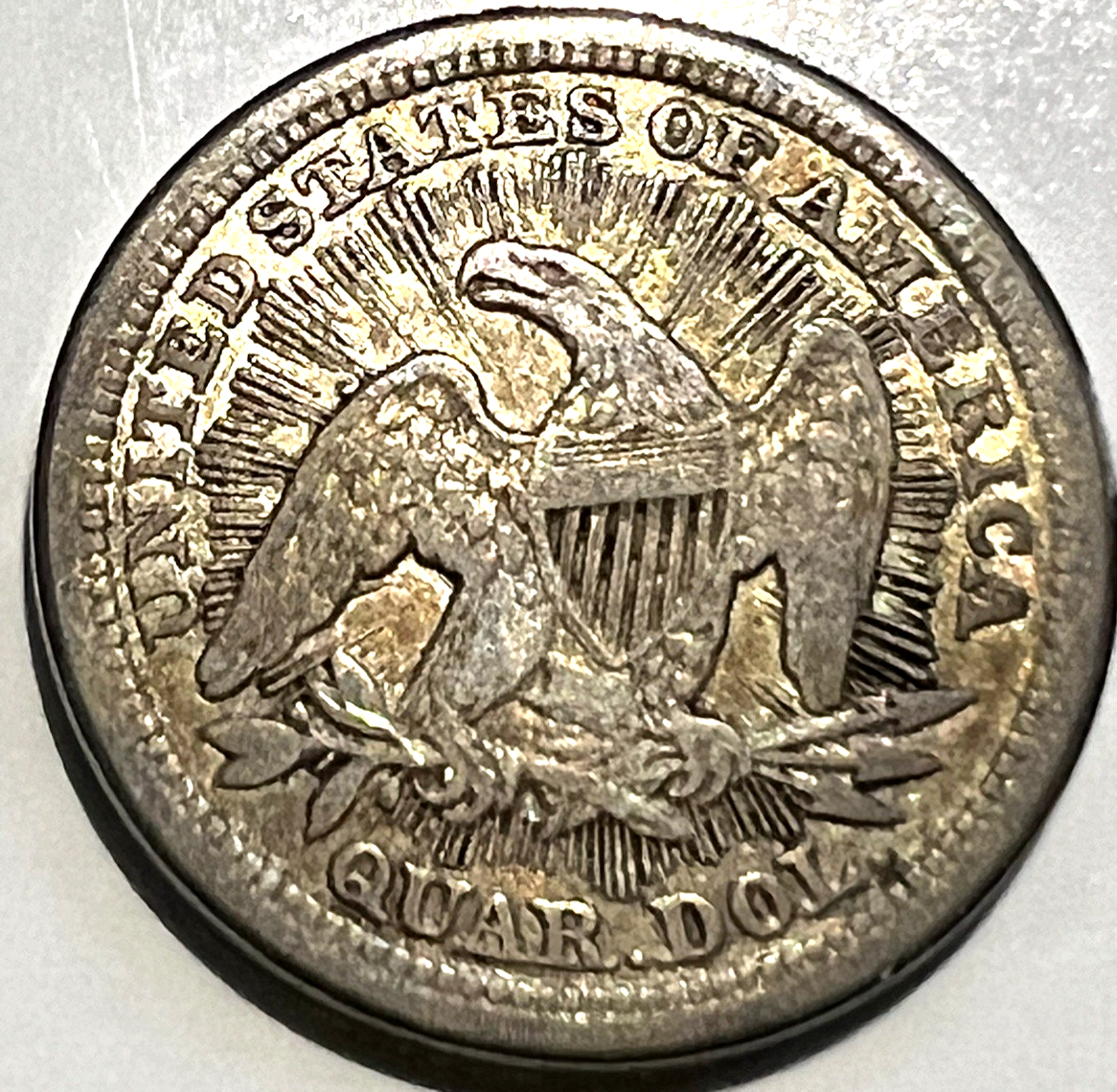 ⭐️ 1853 Arrows and Rays Seated Liberty Quarter VF+ Features Coin 90% Silver 25C