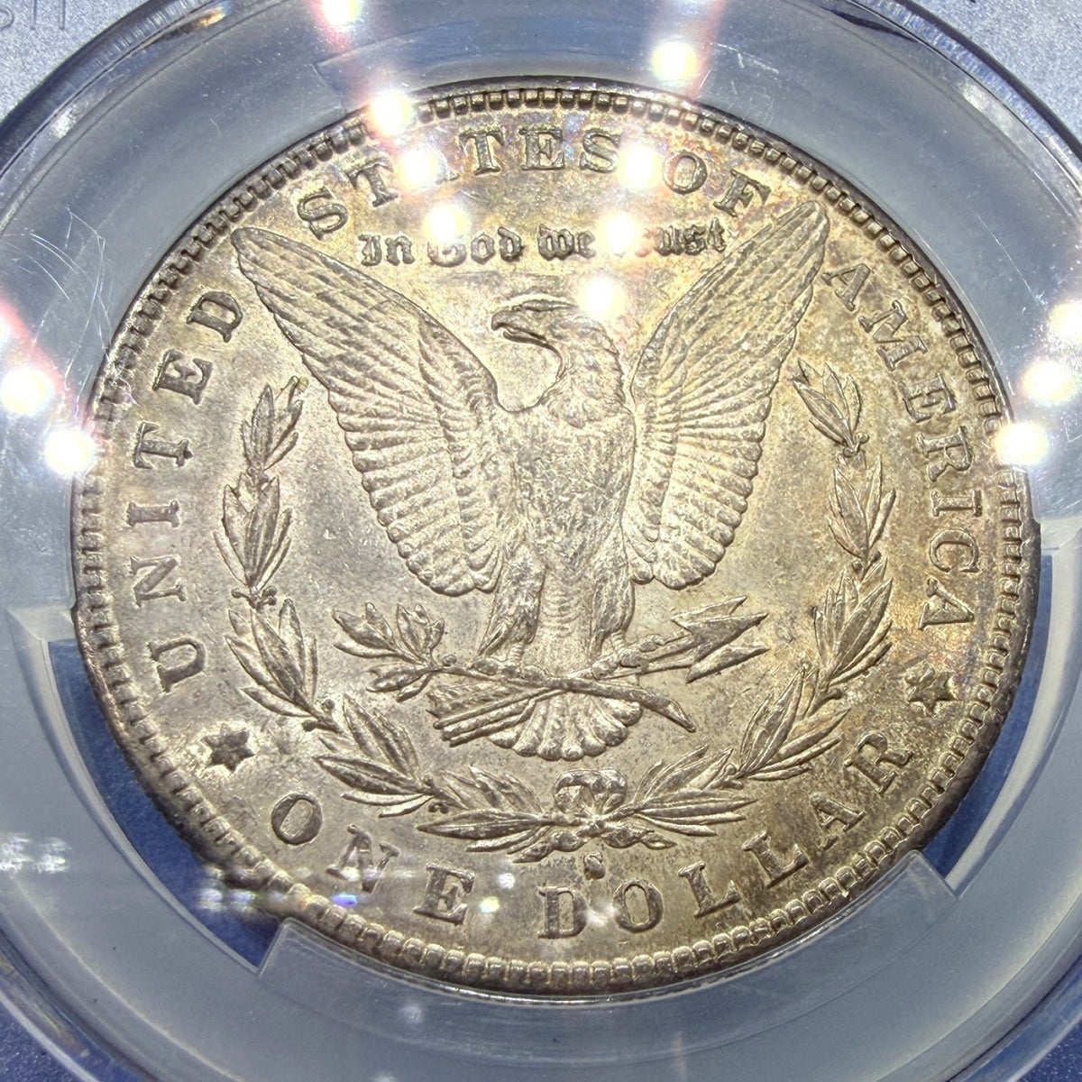 1881-S Morgan Silver Dollar CAC AU Details Cleaned San Francisco Mint 90% Silver