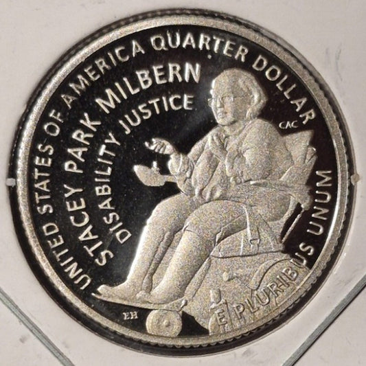 2025 S Stacey Park Milbern American Women Quarter Clad Proof Deep Cameo 25C