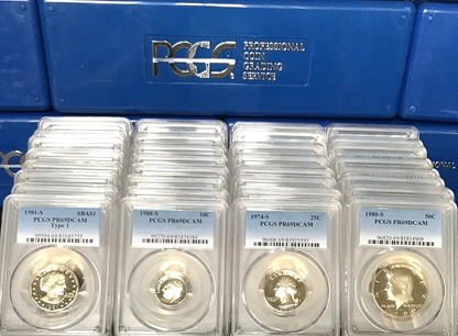 LOT OF 1 PCGS GRADED U.S. PROOF COIN PR 69 FROM ESTATE HOARD UNCIRCULATED