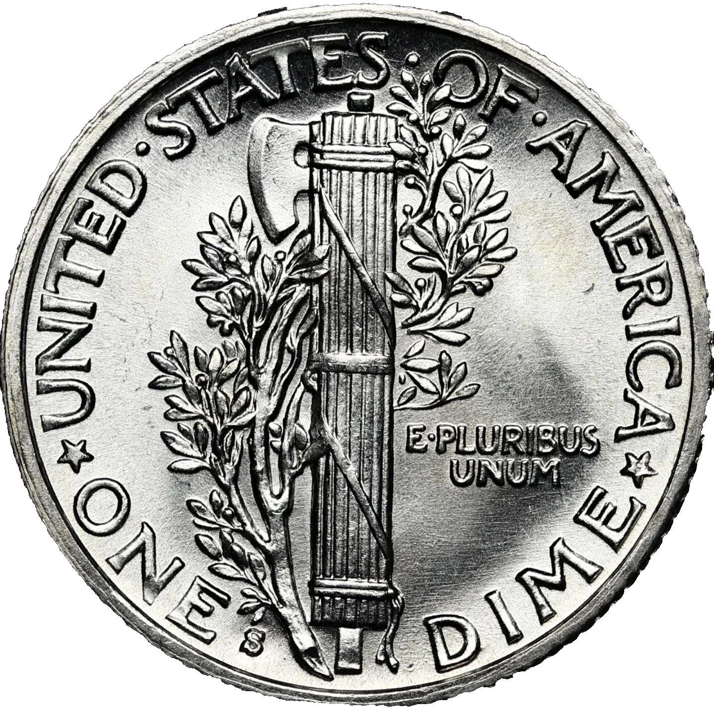 1940-S Mercury Dime BU Brilliant Uncirculated 90% Silver 10c Sharp Strike White