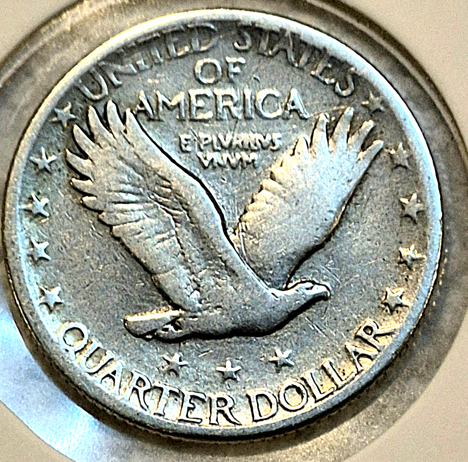 1927S, 1927D, 1927P US Standing Liberty 90% Silver Quarters Strong VG+ Features