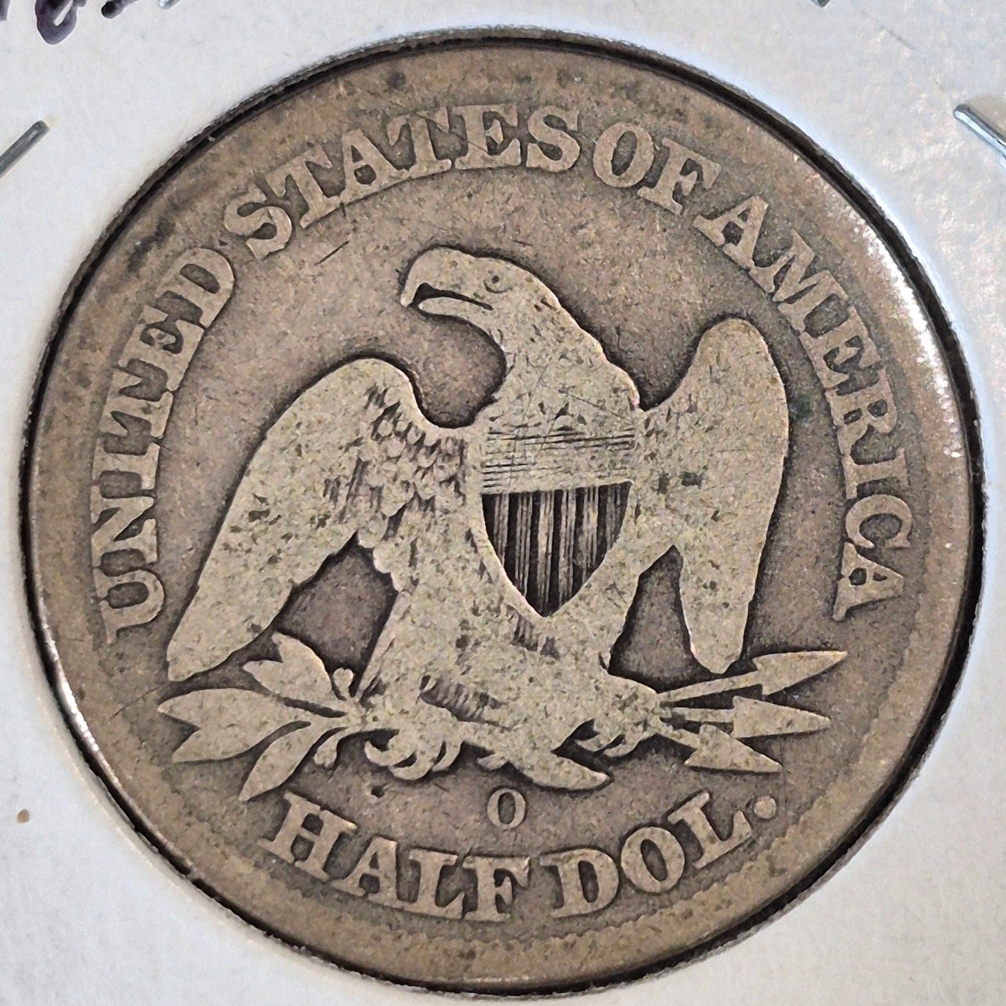 1856-O Seated Liberty Half Dollar Very Good Features 90% Silver Coin Shown 50C