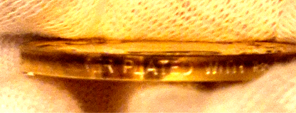 13.21 Grams of .999 SILVER with 18K Gold Plating Shipped in a Capsule