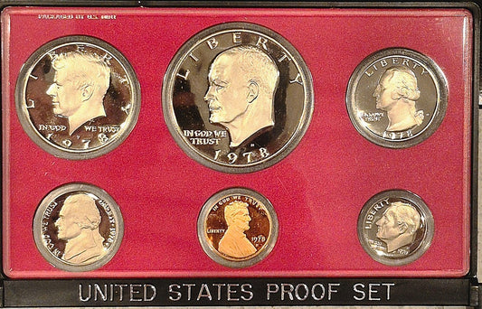 1978-S US Mint Proof Set 6 Coin Set OGP Original Government Packaging