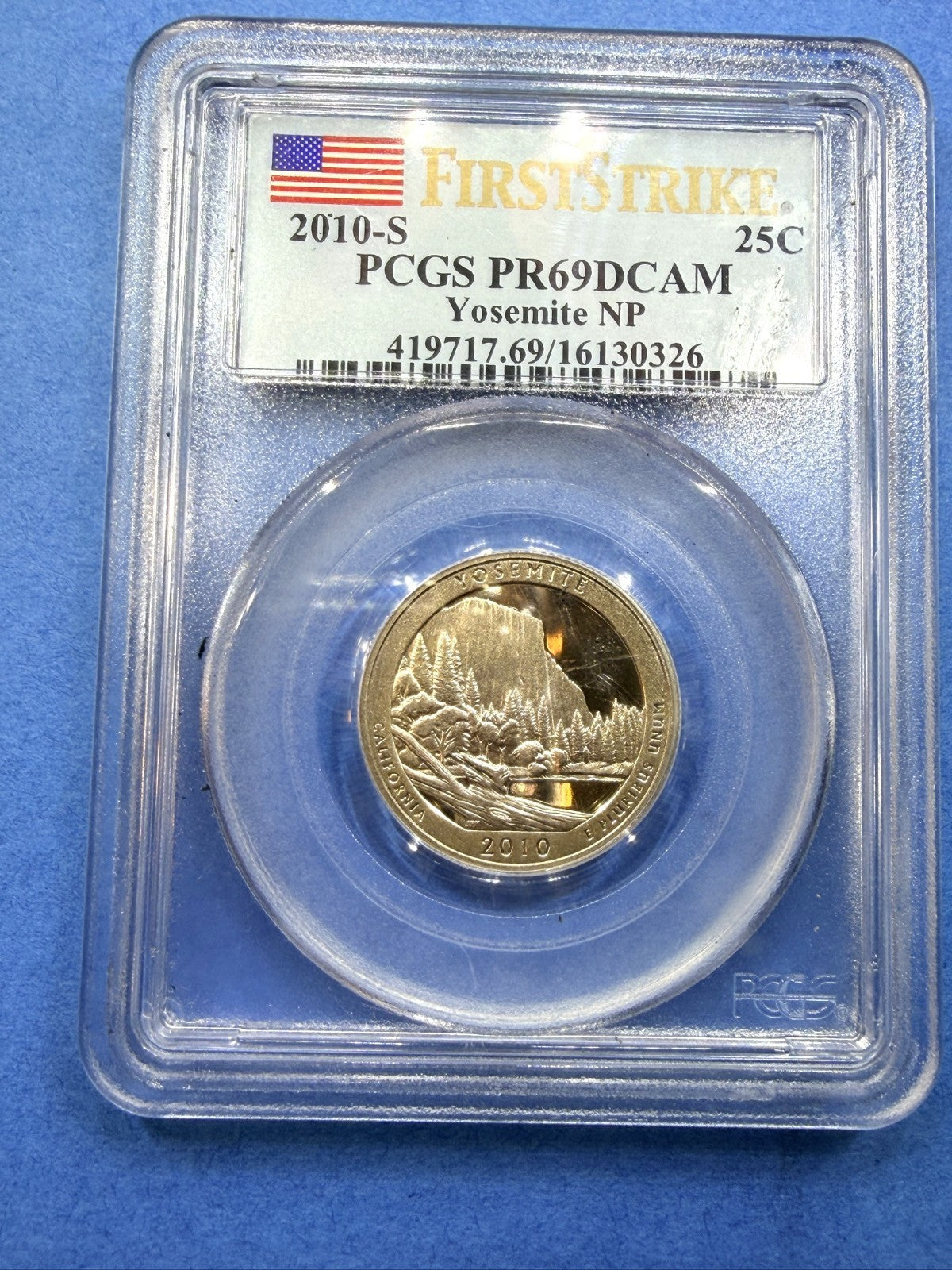 2010-S Yosemite National Park Quarter 25C PCGS PR69DCAM First Strike ATB Proof