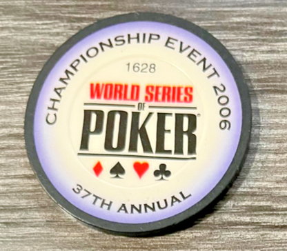 WSOP All In Oversized Chip 2006 Championship Event Limited Edition Circulation