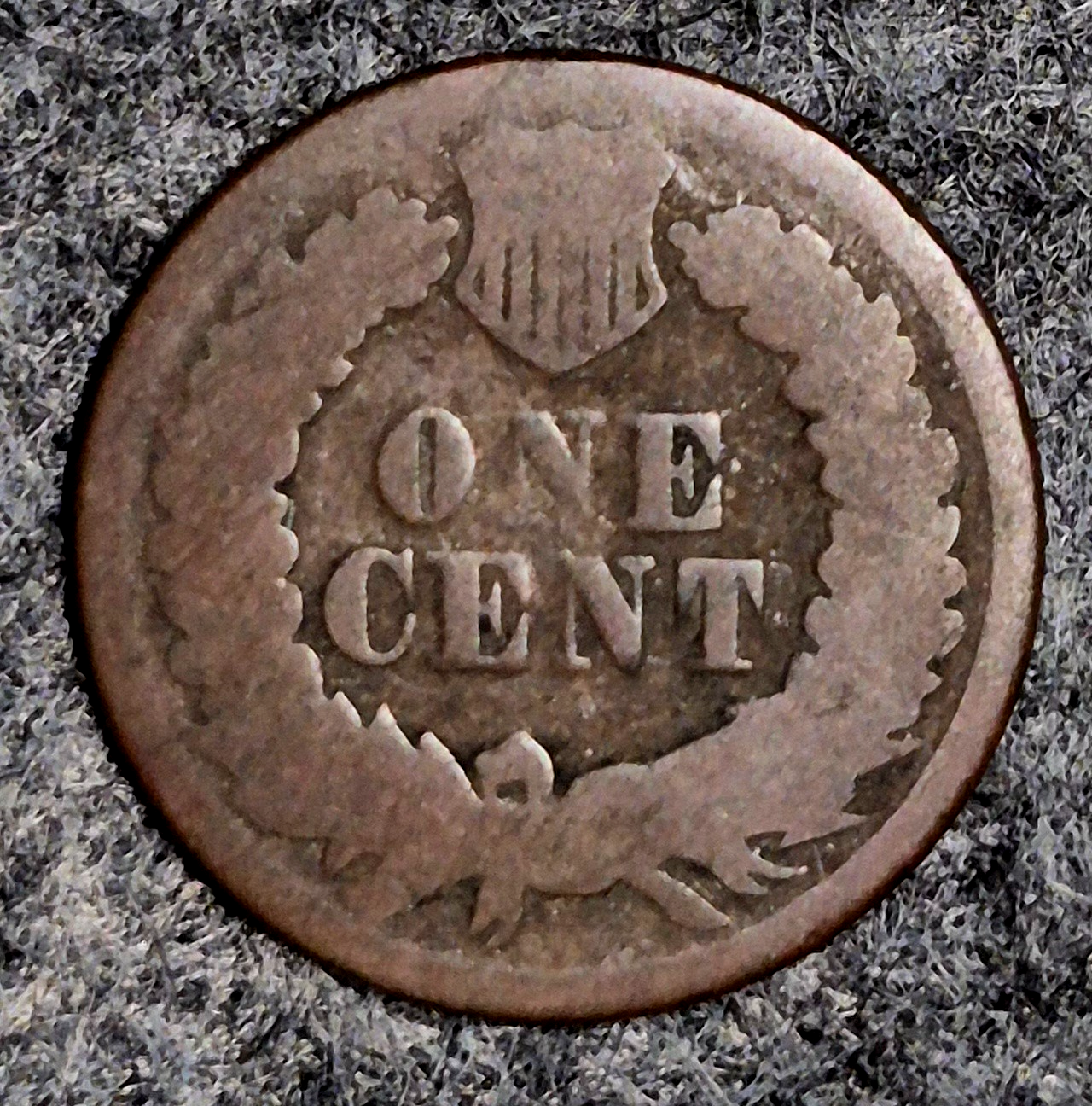 1864 Indian Head Cent Penny AG Features  Type III, Hole Filler, Coin Pictured 1C