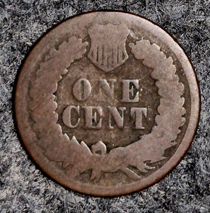 1864 Indian Head Cent Penny AG Features  Type III, Hole Filler, Coin Pictured 1C
