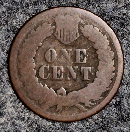 1864 Indian Head Cent Penny AG Features  Type III, Hole Filler, Coin Pictured 1C