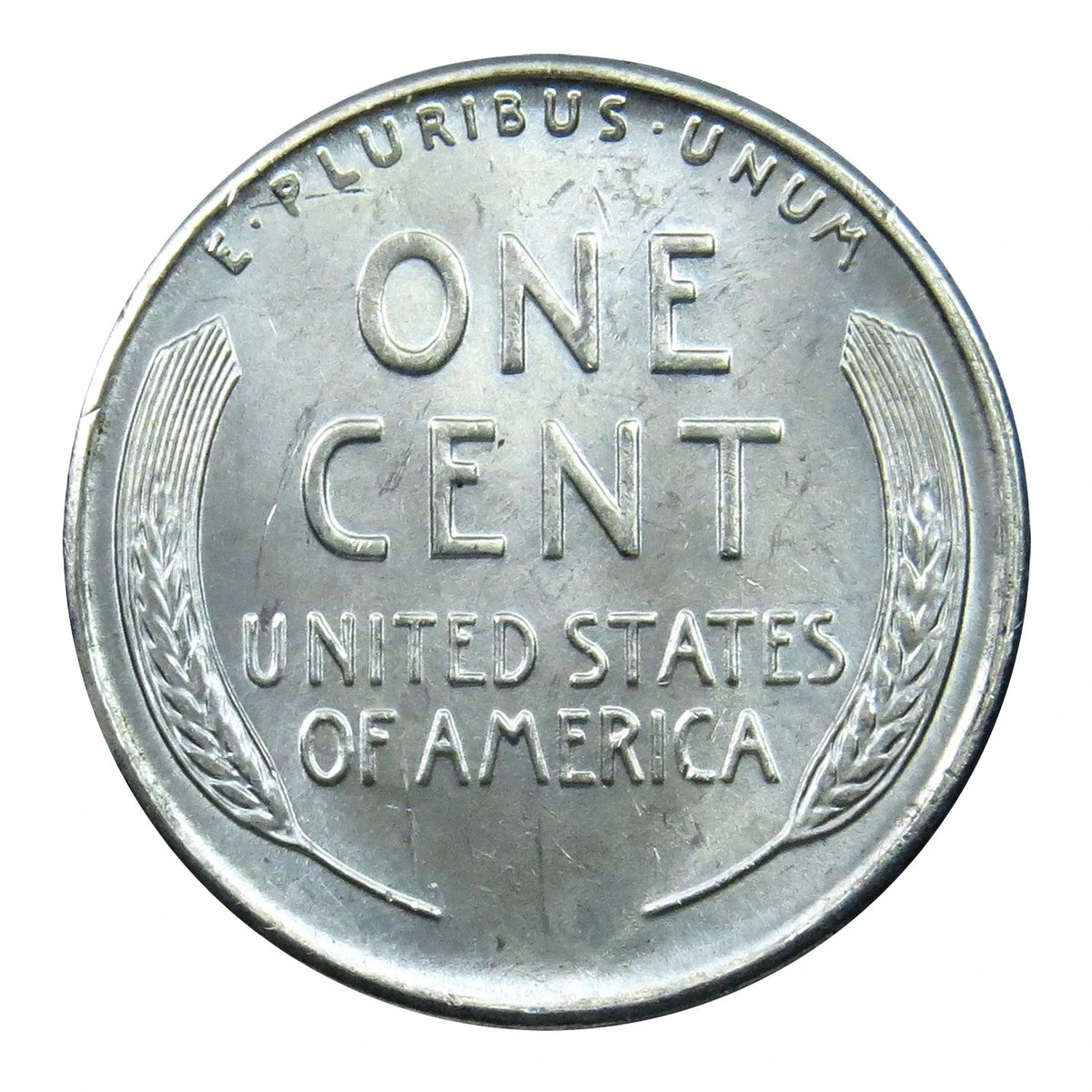1943-D BU WWII Steel Lincoln Wheat Cent Brilliant Uncirculated From OBW Roll