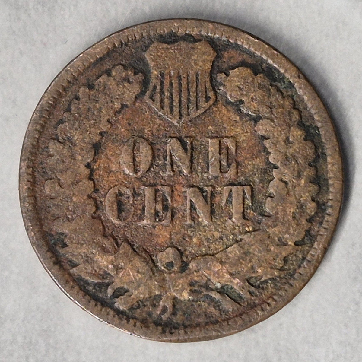 1896 Indian Head Cent Penny 1C Good+ Bronze Philadelphia 19th Century US Coin