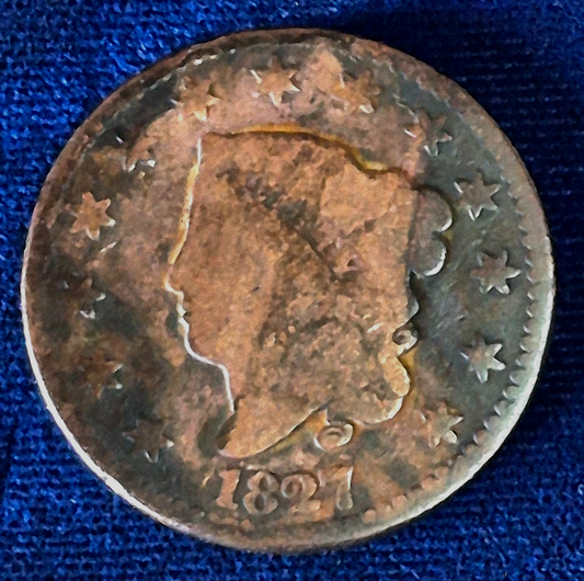 1827 Coronet Head Large Cent Variant N5 R2 AG-G  Features Better Date 1C