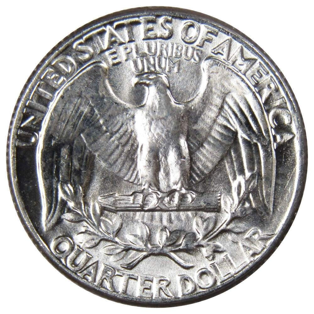 2 COIN SET - 1964 P & D Washington Quarters BU UNCIRCULATED 90% Silver 25c