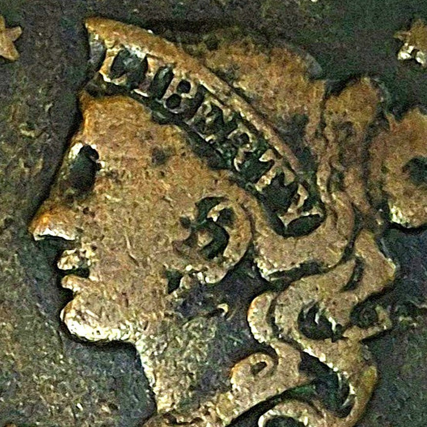 1837 Coronet Matron Head Large Cent Small Letters Fine Features N10 R1 GSID 1033