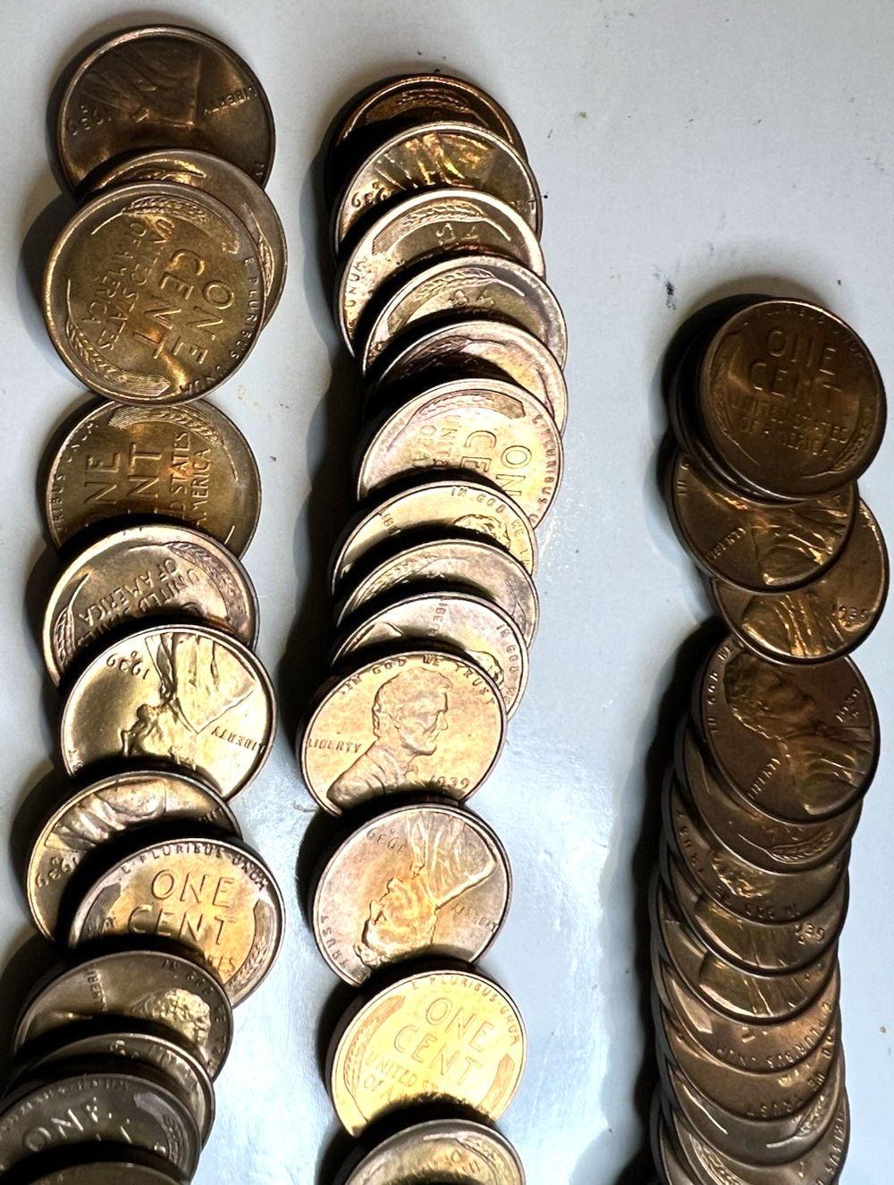 1939 D  Lincoln Wheat Cent BU Brilliant Uncirculated Gem from OBW Bank Roll