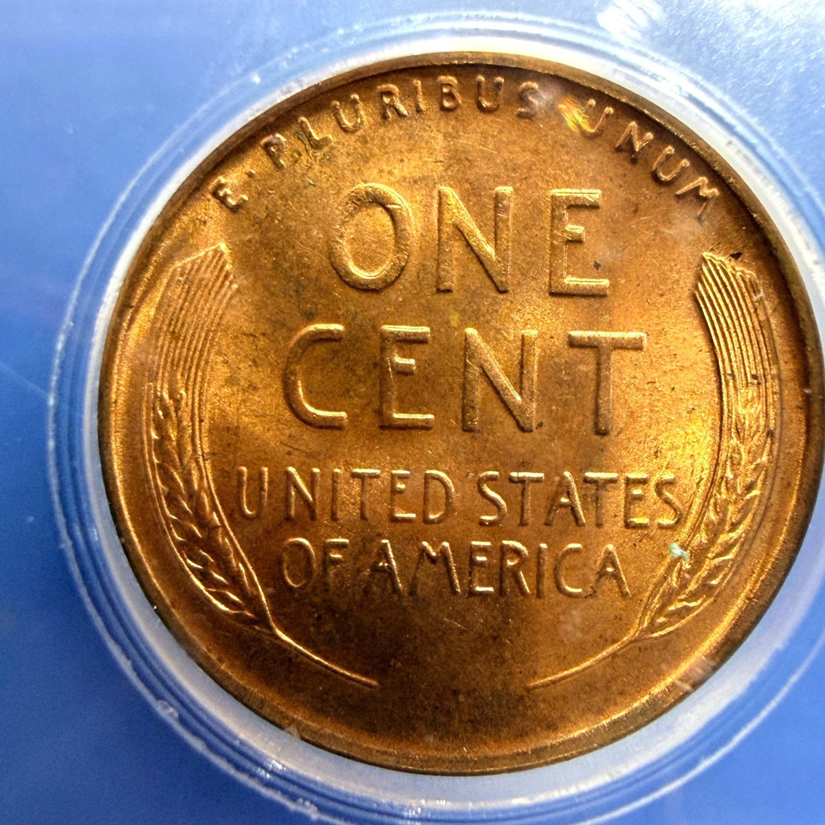 1953-D Lincoln Wheat Cent ICG MS65 RD Full Red Denver Mint Penny Certified Coin