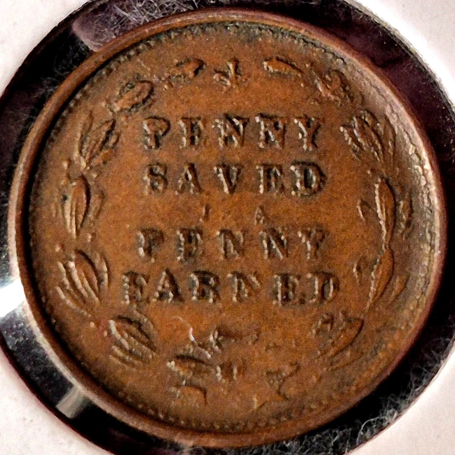 1864 Civil War Token Indian Princess Head XF++ Features Video Coin Shown