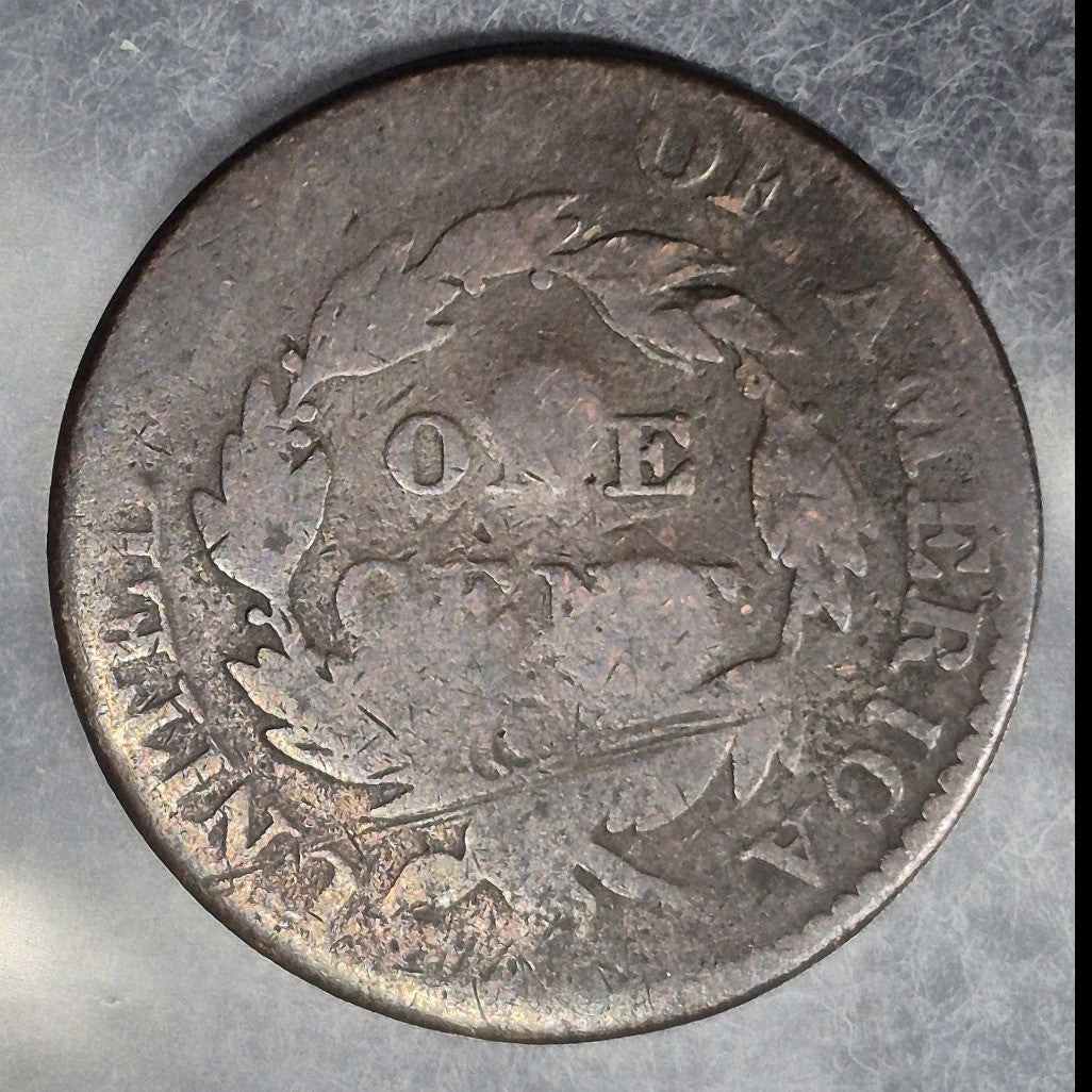 1822 Matron Head Large Cent Newcomb N-2 R-3 Scarce Variety Coronet Head AG