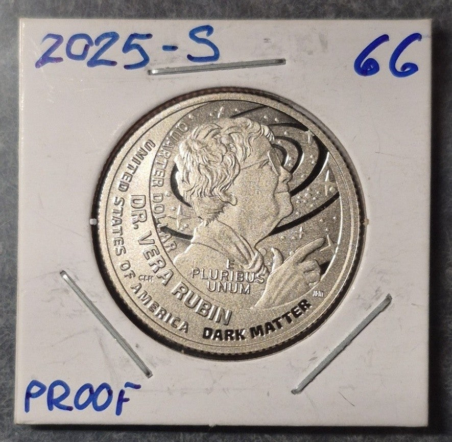 2025 S Dr. Vera Rubin American Women Quarter Clad Proof Deep Cameo Dark Matter