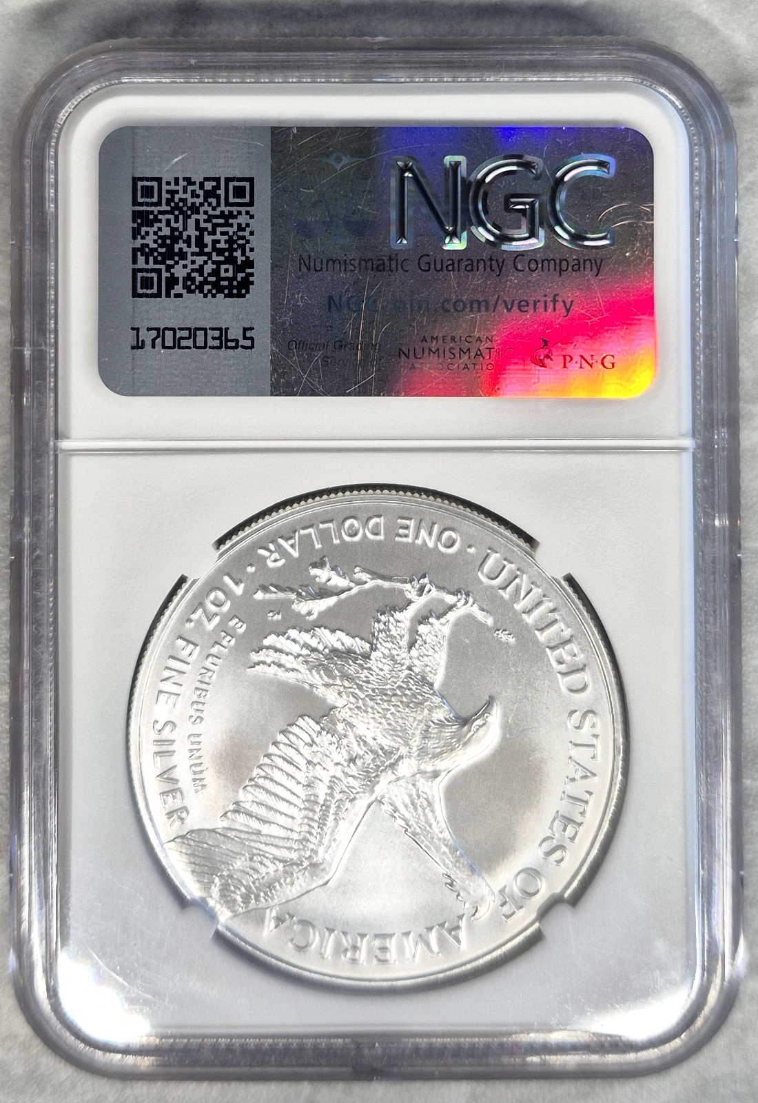 2024 American Silver Eagle NGC MS70 Perfect Grade Type 2 Landing Eagle 1 oz $1