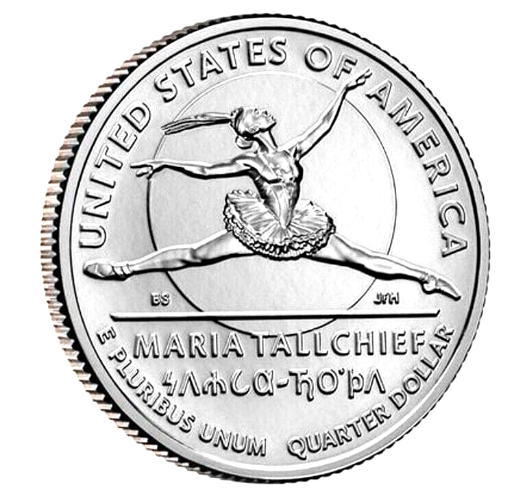 (3) Roll Set P/D/S 2023 MARIA TALLCHIEF Quarters US Mint  Unopened Box (23WRK)