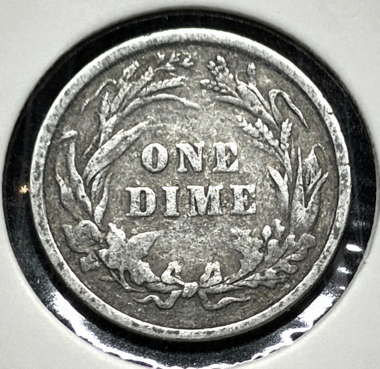 1898 Barber Dime 90% Silver Good Features Circulated Condition 10C