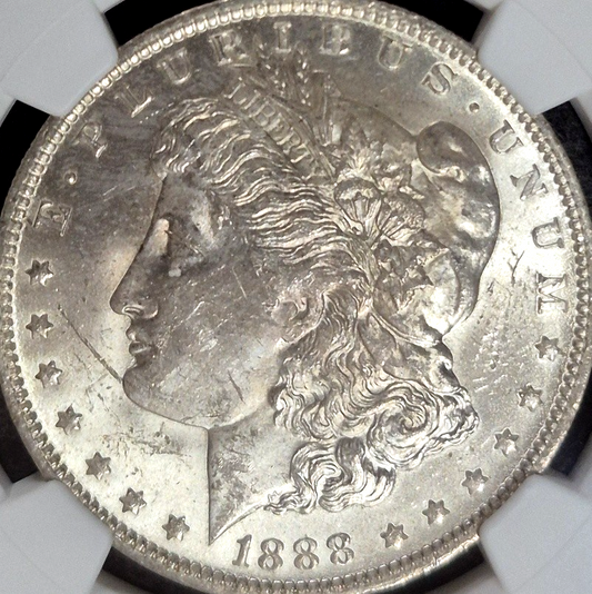 1888-O Morgan Silver Dollar NGC MS62 New Orleans Mint Certified $1 Coin