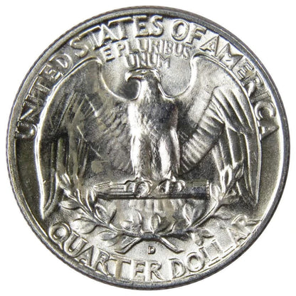 1959 D ⭐️ Washington Quarter BU UNCIRCULATED 90% SILVER ⭐️ Bright Shiny Coin