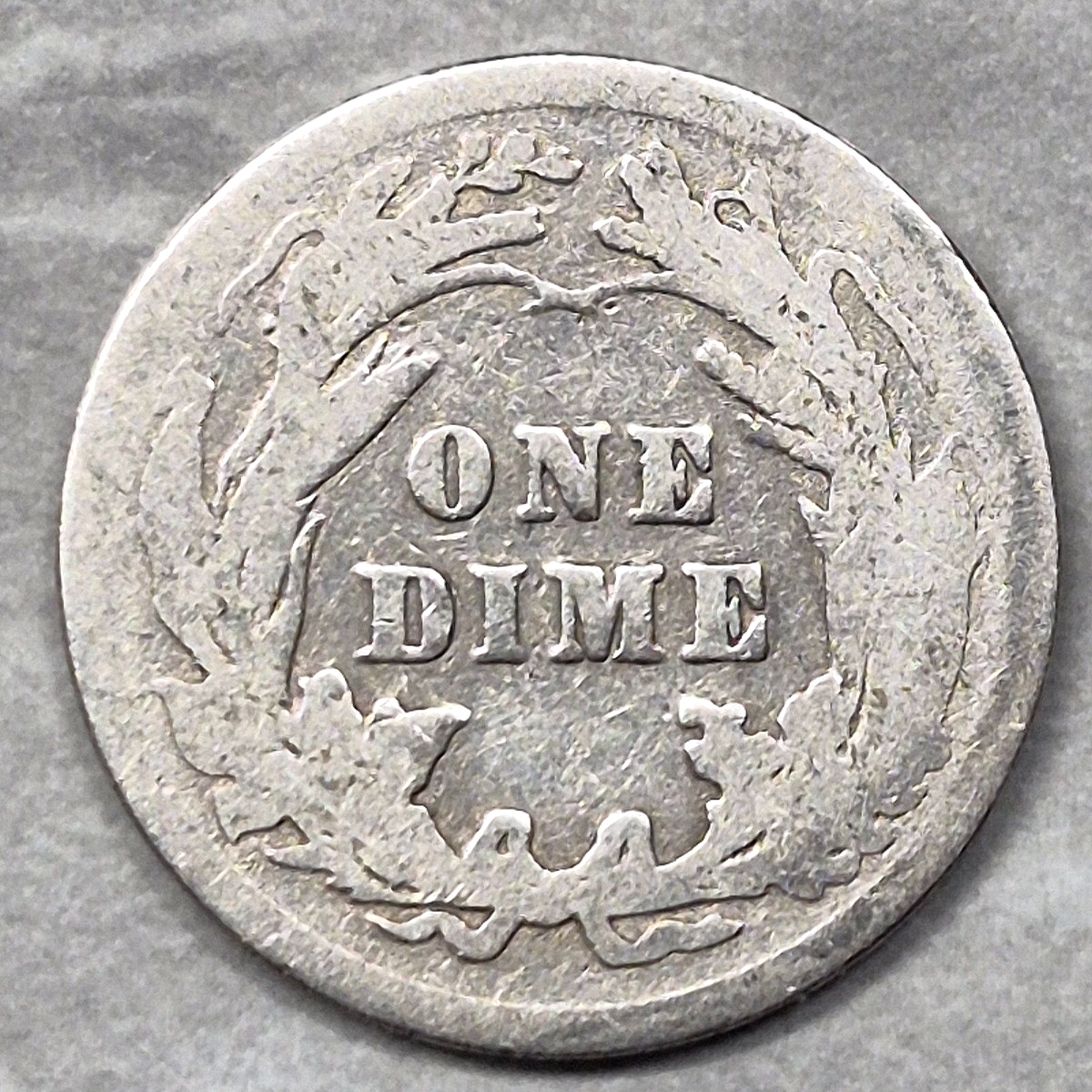 1912 Barber Dime Good 90% Silver 10c Philadelphia Liberty Head Type Coin