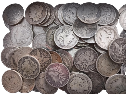 🔥 1878-1904 Morgan 90% SILVER Dollar Random Year Pre 1921 Coin Worn AG02 +