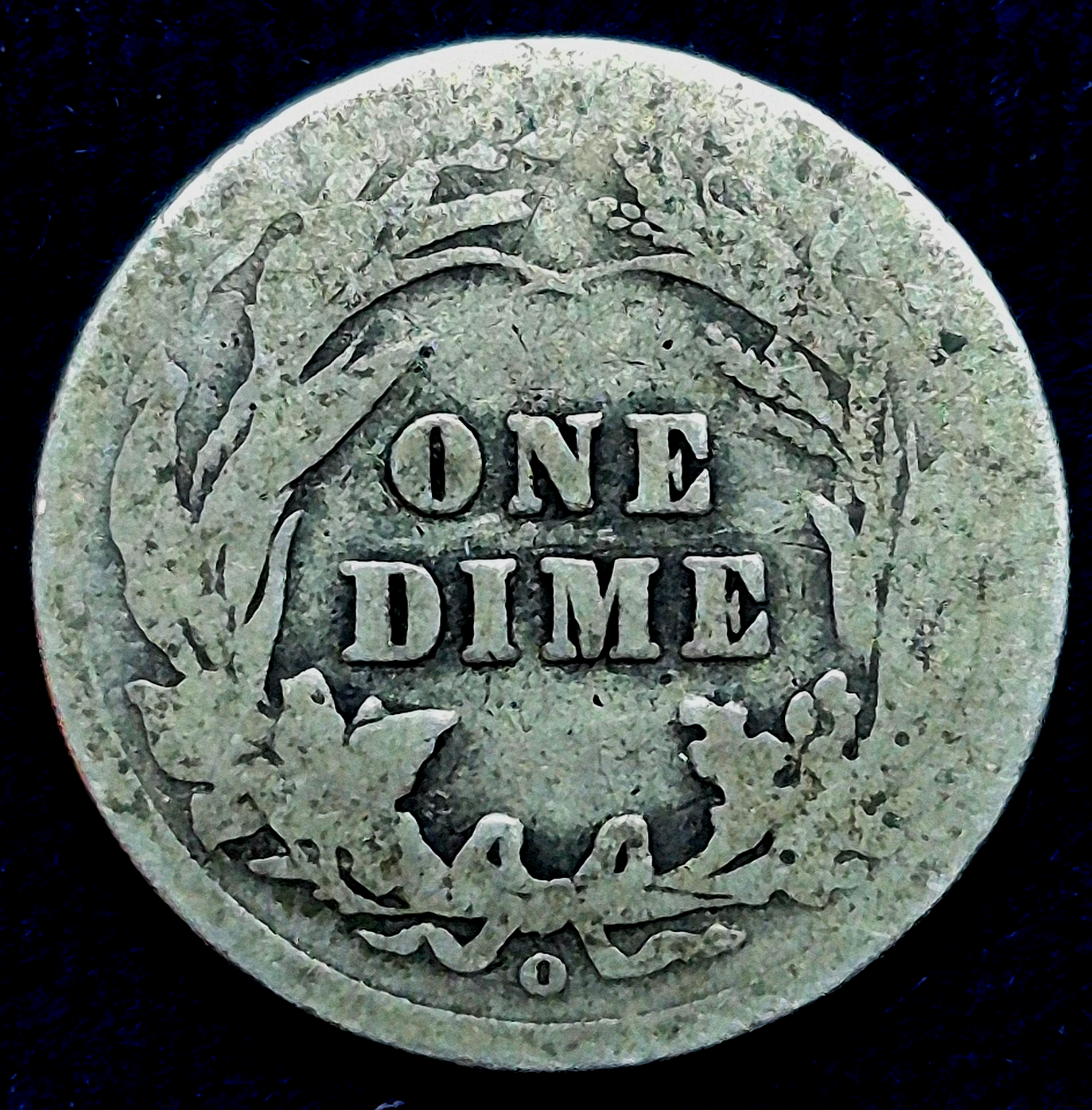 1905 O Barber Dime Scarce Hard to Find Micro O, G+ Features, Low Survival Rate