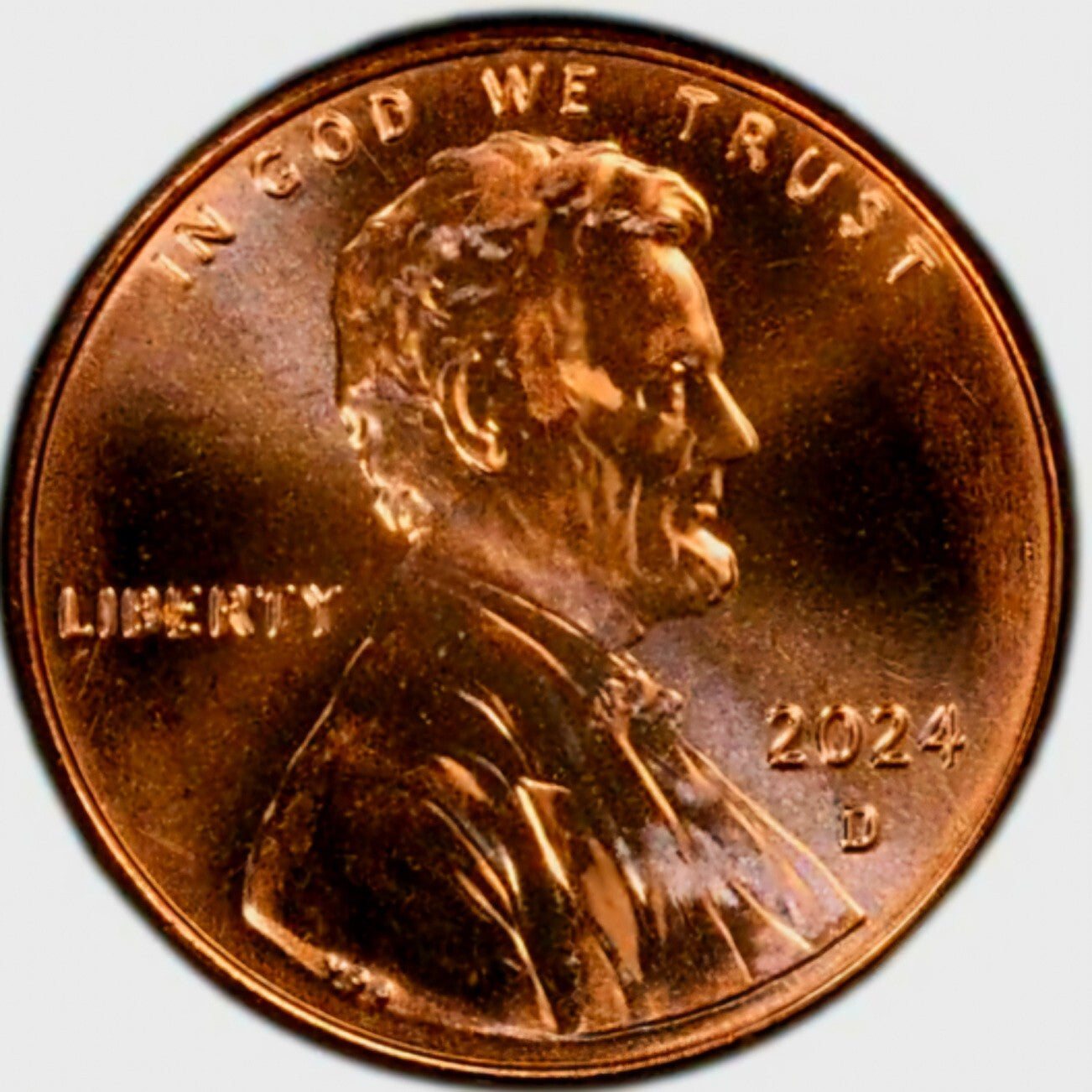 2024 D Lincoln Shield BU Brilliant Uncirculated 1C From 🔥 Denver Bank Roll🔥