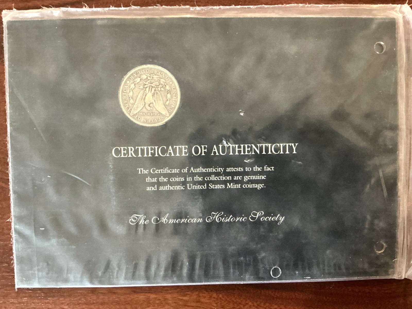 1880 P The Morgan Silver Dollar Collection 90% Coin American Historical Society