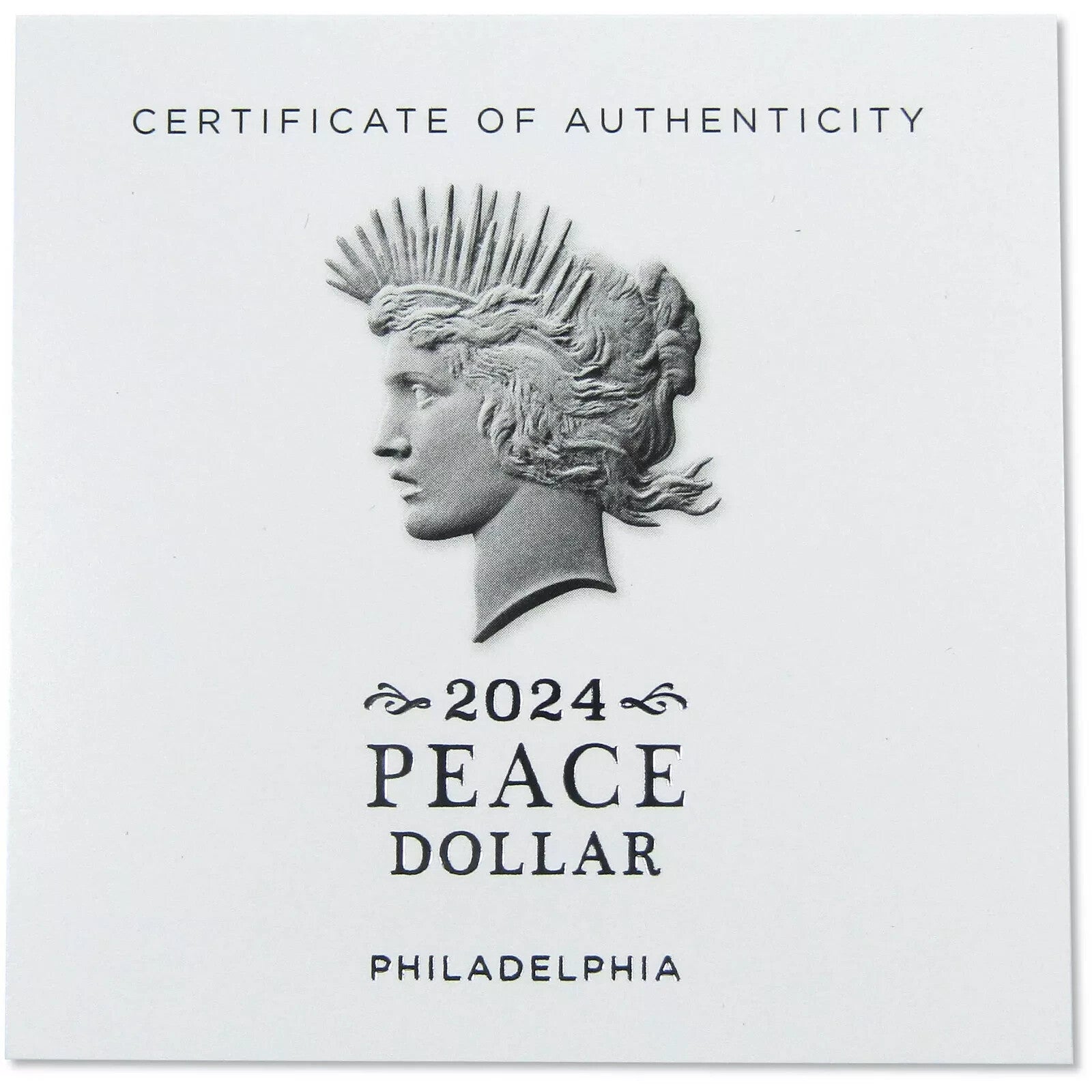 🔥 2024 Peace Dollar Brilliant Uncirculated .999 Silver $1 Coin With OGP & COA