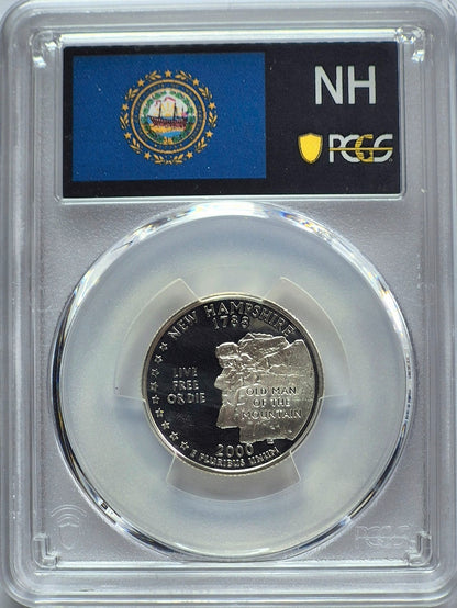 2000 S State Quarter Set 90% Silver PCGS High Graded PR69DCAM (VA/MA/SC/NH/MD)