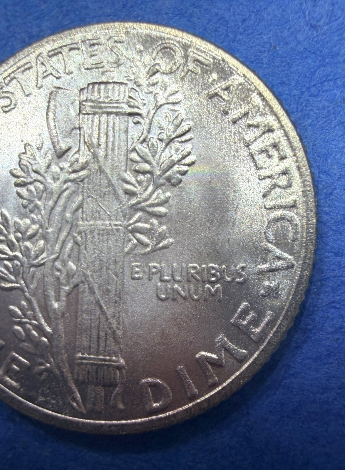 1930 Mercury Dime 10C AU About Uncirculated Lustrous 90% Silver Winged Liberty